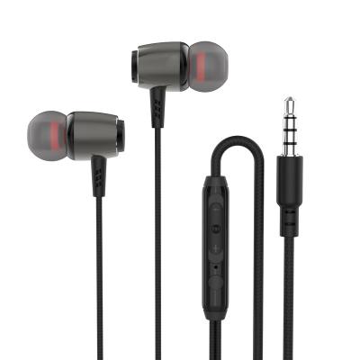 China High Quality Cheapest Earphone Metal Stereo Microphone Surround Earbuds Earphone/HD Wired Earphone 3.5mm Metal Wired Earbuds With Microphone for sale