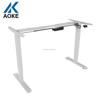 China Shape (Height) Shape Edge Computer Monitor Stand Wood Built-in Wood Desk Modern Adjustable View Table Metal Gaming Desk Top Steel for sale