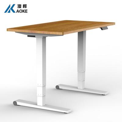 China (Size) Adjustable Adjustable Computer Desks Workstation With Keyboard Stand Single Computer Desk Computer Desk (Frame Only) With Shelf for sale