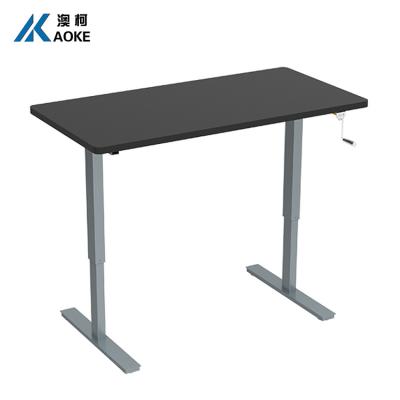 China Modern Adjustable Office Furniture Table (Height) Adjustable Computer Desk Workstations Ergonomic Electric Height Adjustable Desks (Height) Steel Te koop