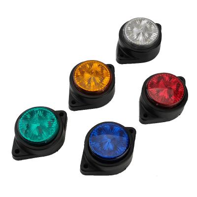 China Multifunctional Night Warning Light 24 Volt Clearance Lights For Trucks Light Boat 5 LED Side Marker Signal Light for sale