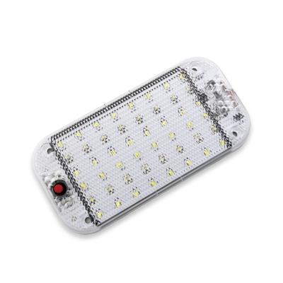 China Factory Wholesale 24V Super Bright White 48 LED Car Roof Lamp Interior Light ABS Interior Reading Led Car Lights for sale