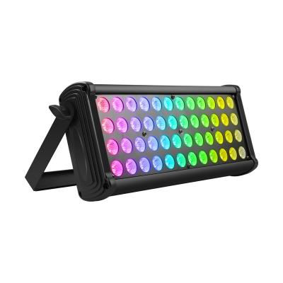 China Easy Installation 48PCS RGB Three-in-One LED Color Rainbow Effect Outdoor Wall WASH Mixing Light for sale