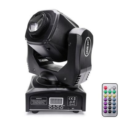 China Easy Installation Sound Activated 60W Beam Moving Head Prism LED RGB Stage Light With Remote for sale