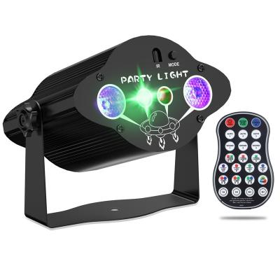 China Easy Pattern DJ 3IN1 RGB and LED UV Light USB Mini Party Disco Strobe Stage Light Effect Installation with Remote Controller for sale