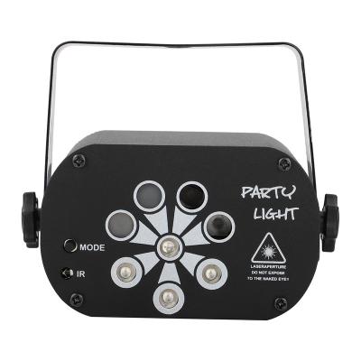 China Easy Installation Laser LED 8 Hole Light Stage Effect Lighting With Remote Controller for sale