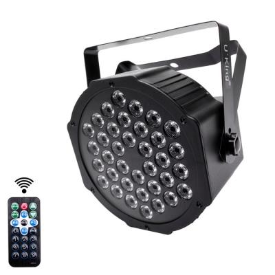 China Easy Installation U King 36 LED RGB PAR Light 72W Remote Controller Stage Lighting Stage Light for Wedding Decoration for sale