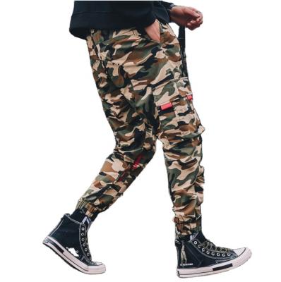 China Fashion Hip Hop Cotton Men's Anti-pilling Cargo Pants Camouflage Pants Cargo Jogger Trousers for sale