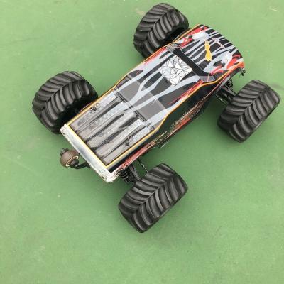 China preto bonde sem escova Shell do ESC do carro 80A de Off Road RC do 1/10th chassi do metal à venda