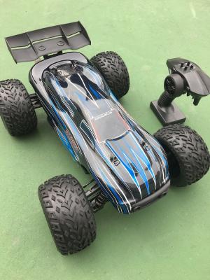 China Chasis del metal de 19,9 pulgadas 2.4G 1/10 color eléctrico del azul del modelo del coche de la escala RC Truggy/RC en venta