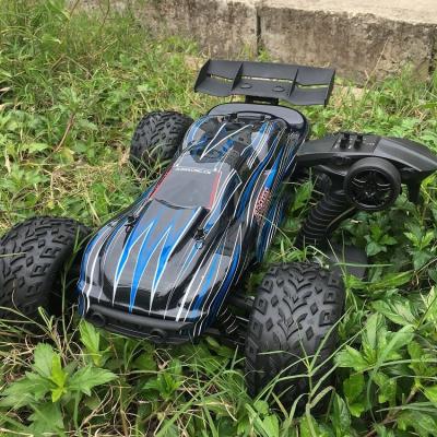 China 4WD 2.4GHZ 1/10th 19,9 verplaatsen Brushless Waterdichte Elektrische RC de Auto Model Blauwe Kleur centimeter voor centimeter van ESC 80A Te koop