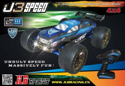 China 1/10th JLB  3 Channels Brushless Electric RC Car With Waterproof 120A ESC for sale