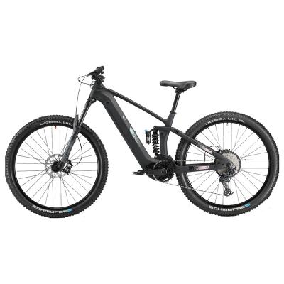 China Electric bike 48V 500W motor 17.5Ah battery carbon fiber mid fat tire snow beach mountain ebike carbon fiber for sale