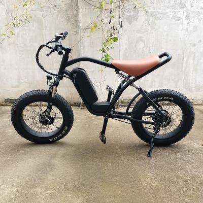 China 20x4.0 alloy fat tire aluminum ebike alloy frame with powerful motor electric mountain bike for sale