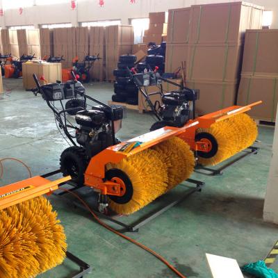 China Hand Push Electric Snow Sweeper Start Snow Removal Equipment Self Propelled Snow Sweeper 250cc for sale