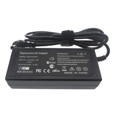 China 16V 3.75A Laptop AC Adapter Replacement Power Charger 60w For SONY for sale