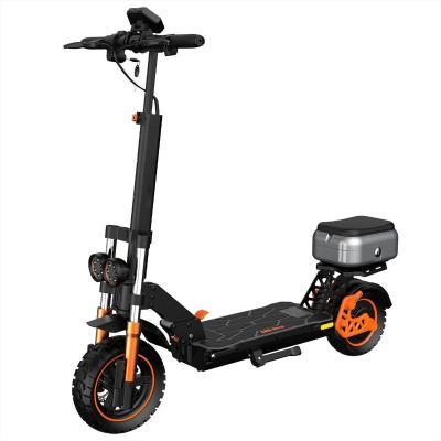 China Fat Tire 10 Inch Long Distance Electric Scooter 800W Big Wheels Electric Scooter Two Strong Motor For Adults 110-70-17/140-70-17 for sale