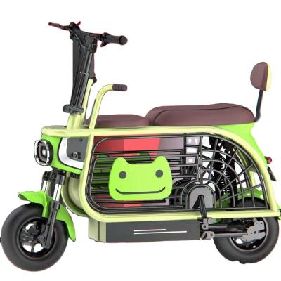 China The other double parent-child driving male and female lithium battery adult mini scooter folding electric bicycle for sale