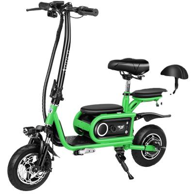 China Other Hot Selling 48V 10AH With 35km/h Speed ​​Soft And Comfortable Portable Folding Two Wheels One-Click Design Seat Electric Scooter for sale