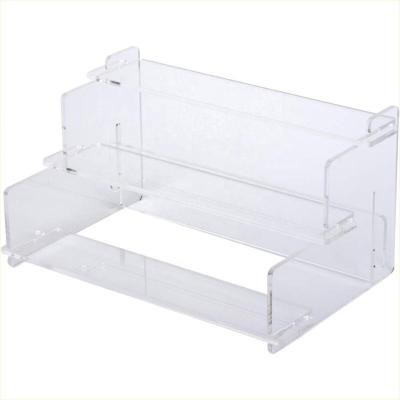 China Custom 3 Tiers Nail Polish Display Competitive Price Clear Acrylic Nail Polish Rack Floor Display Rack for sale