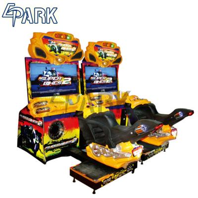 China High quality  42 inch game console motorcycle racing amusement Coin-operated game car racing game machine for sale