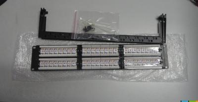 China UTP / FTP Patch Panel Cable Assemblies , 24 Port / 48 Ports Patch Panel for sale