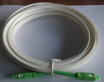 China FTTH fiber patch cable,ftth flat drop cable patch cord,SC/APC-SC/APC for sale