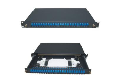 China Sliding Rack Mounted Fiber Optic Terminal Box for Optical network for sale