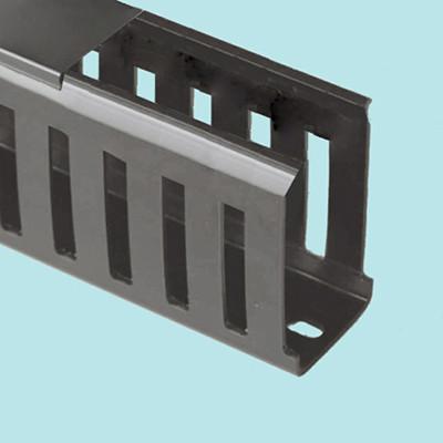 China PVC Black Slotted Wiring Duct  for sale