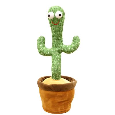 China Cute Cartoon Dancing Cactus Singing Saxophone Cactus Toys Soft Plush Doll Electric Toys Stuffed Toy Christmas Gifts For Kids for sale