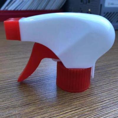 China Non spill plastic red white trigger pump sprayer garden trigger sprayer triggerspray 28/400 for household cleaning for sale