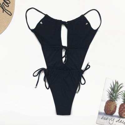 China Breathable Shooting Bestselling Custom Sexy One Piece Bikini Sling Women Whole Swimsuit for sale