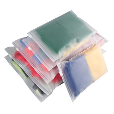 China Custom Printing BIODEGRADABLE PVC Zipper Zipper Plastic Bag , Apparel Packaging Zip Lock Bags With Own Logo for sale