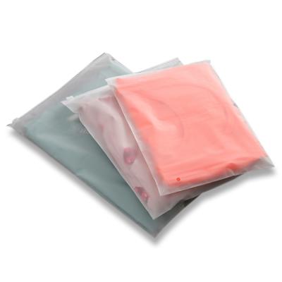 China BIODEGRADABLE Customized Printed Clothes PE T-shirt Slider Zip Lock Apparel Plastic PVC Zipper Packaging Bags for sale