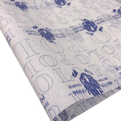 China Custom Printed Brand Moisture Proof Logo Gift Clothes Shoes Packing Wrapping Tissue Paper for sale