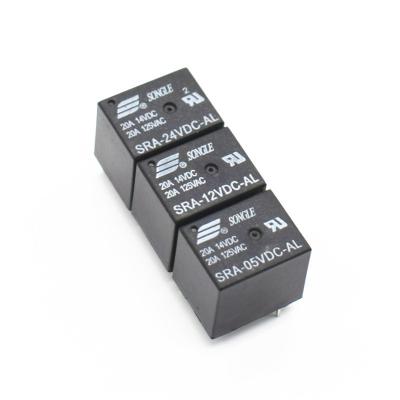 China INKSON 5V 12V 24V 20A T74 4 PIN Automotive Relays SRA-05VDC-AL SRA-12VDC-AL SRA-24VDC-AL SRA-12VDC-AL for sale