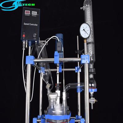 China 100L 150L 200L Laboratory Glass Laboratory Glass Reactor Lined Reactor Capacity for sale