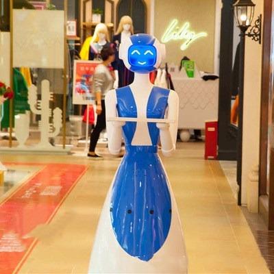 China 2018 High Quality Restaurant Bar Cafe Service Robot, Delivery Robot, Humanoid Robot Waiter for sale