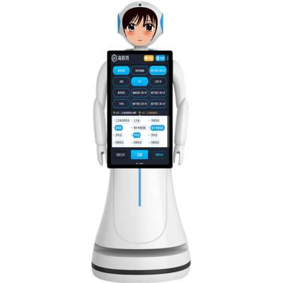 China 2019 New Waiter Service Robot Suppliers Restaurant Service Robot Restaurants, Cafe Shops, Bars,Bank,Station for sale