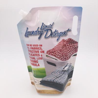 China Barrier laundry detergent spout pouch for sale