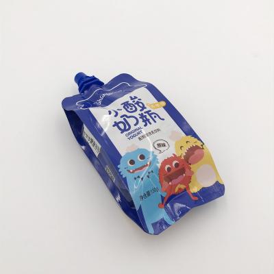 China Barrier Customized juice packaging pouch with spout spout pouch bag for sale