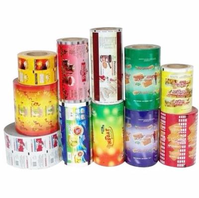 China Snack Packaging Roll Moisture Proof Stock Customize Food Biscuit Package Plastic Roll Film for sale