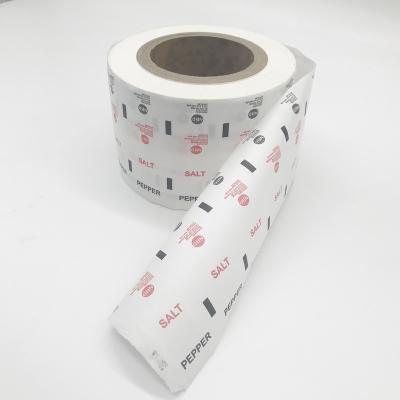 China Custom Printed 65gsm Moisture Proof Tread Roll Paper Packaging For Salt for sale