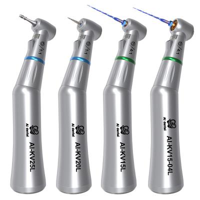 China Dental AI-KVL Metal Series Against Angle Handpiece Low Speed ​​Detachable Head Connector LED Electric Motor KV Type Surgical Tools for sale