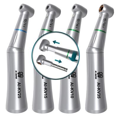 China Dental AI-KV Metal Series Easy Detachable Head Against Angle Handpiece Low Speed ​​Air/Electric Motor KV Non-optical compatible original for sale