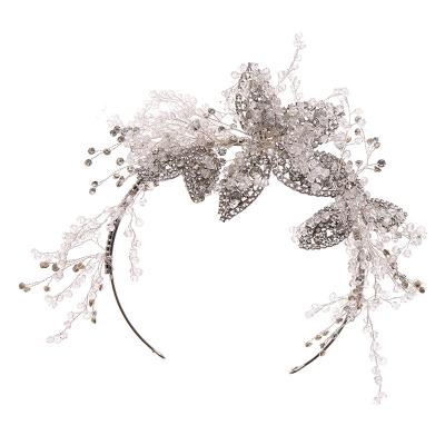 China Europe and America luxurious main hair ornaments wedding hair styling accessories temperament bridal tiara 2021 for sale