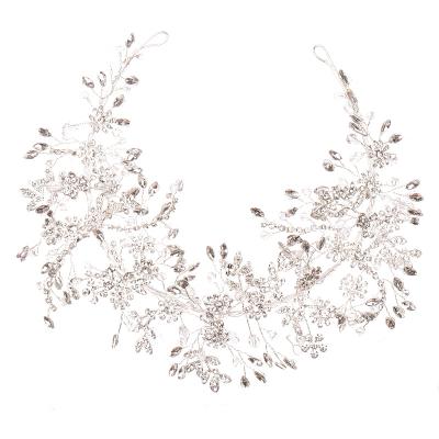 China Europe and America rhinestone headband wedding hair accessories models show off dress accessories wedding bridal headdress tiara for sale