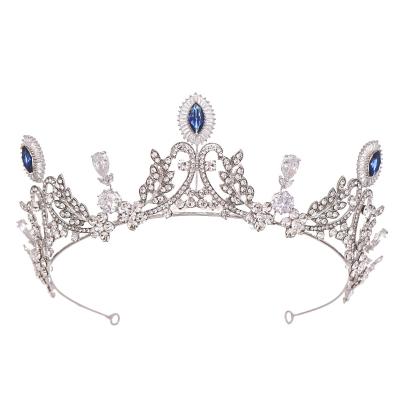 China Europe and America Zircon Rhinestone Wedding Luxurious Miss Universe Crown Pageant Tiara Bridal Tiara Hair Ornament Hair Accessories for sale