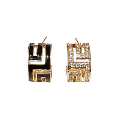 China FASHIONABLE gold plated silver charm earrings S925 needle cuff earrings temperament earrings for women for sale