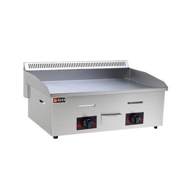 China Commercial equipment manual professional food truck stainless steel lpg gas supplying portable flat griddle on sale for sale